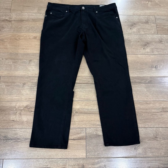 Buffalo David Bitton Archer Slim Stretch Black Jeans Mens 38x30 - Picture 3 of 6